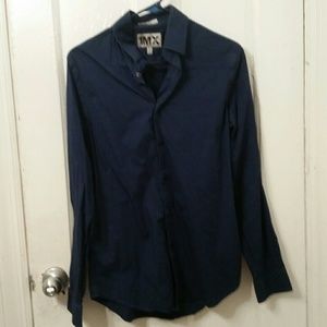 2 for $10 - Express Navy Dress Shirt